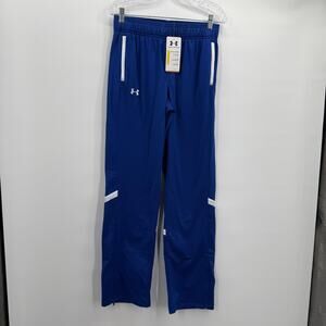 Under Armour‎ Pants Womens Small Blue AllSeasonGear Loose Zip Hem Athletic Track